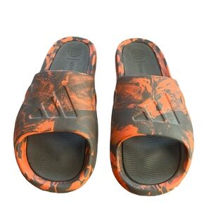 Adidas Slides Men Size 12 Adicane Earth Strata‎ Semi Impact Orange